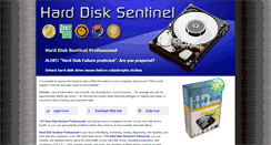 Desktop Screenshot of harddisksentinel.com